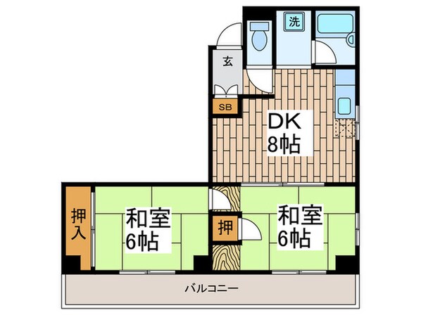 第二後藤ビルの物件間取画像